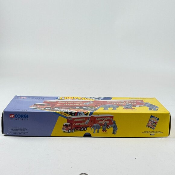 1997 Corgi Classics Chipperfields Circus Elephant Transport Lorry Trailer Set - Picture 5 of 8